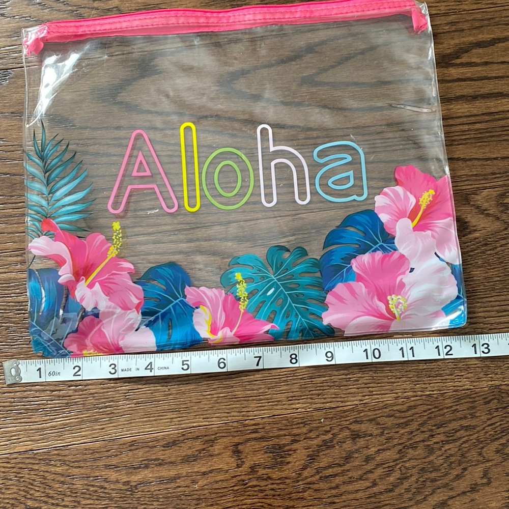 Aloha small plastic beach bag - Picture 3 of 4